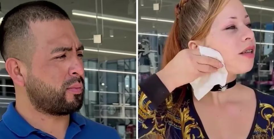 POR UN DESAFÍO, SE SACÓ EL MAQUILLAJE FRENTE A SU NOVIO Y EL LA DEJÓ