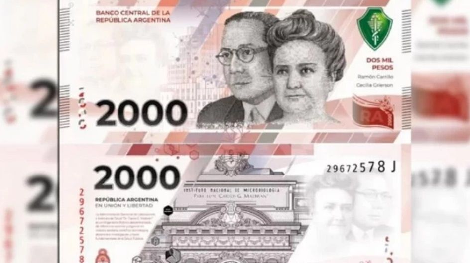 COMIENZA A CIRCULAR EL BILLETE DE 2 MIL PESOS