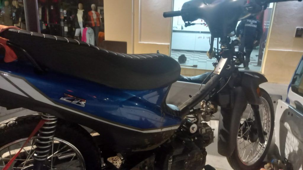 JESUS MARIA: LA POLICÍA RECUPERÓ UNA MOTOCICLETA ROBADA