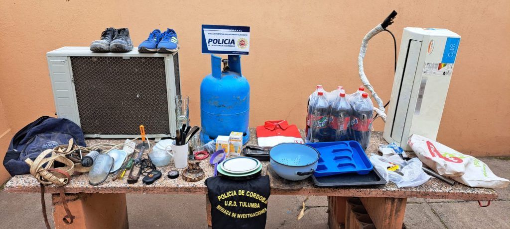 RECUPERAN ELEMENTOS ROBADOS EN UNA VIVIENDA DE LA DORMIDA