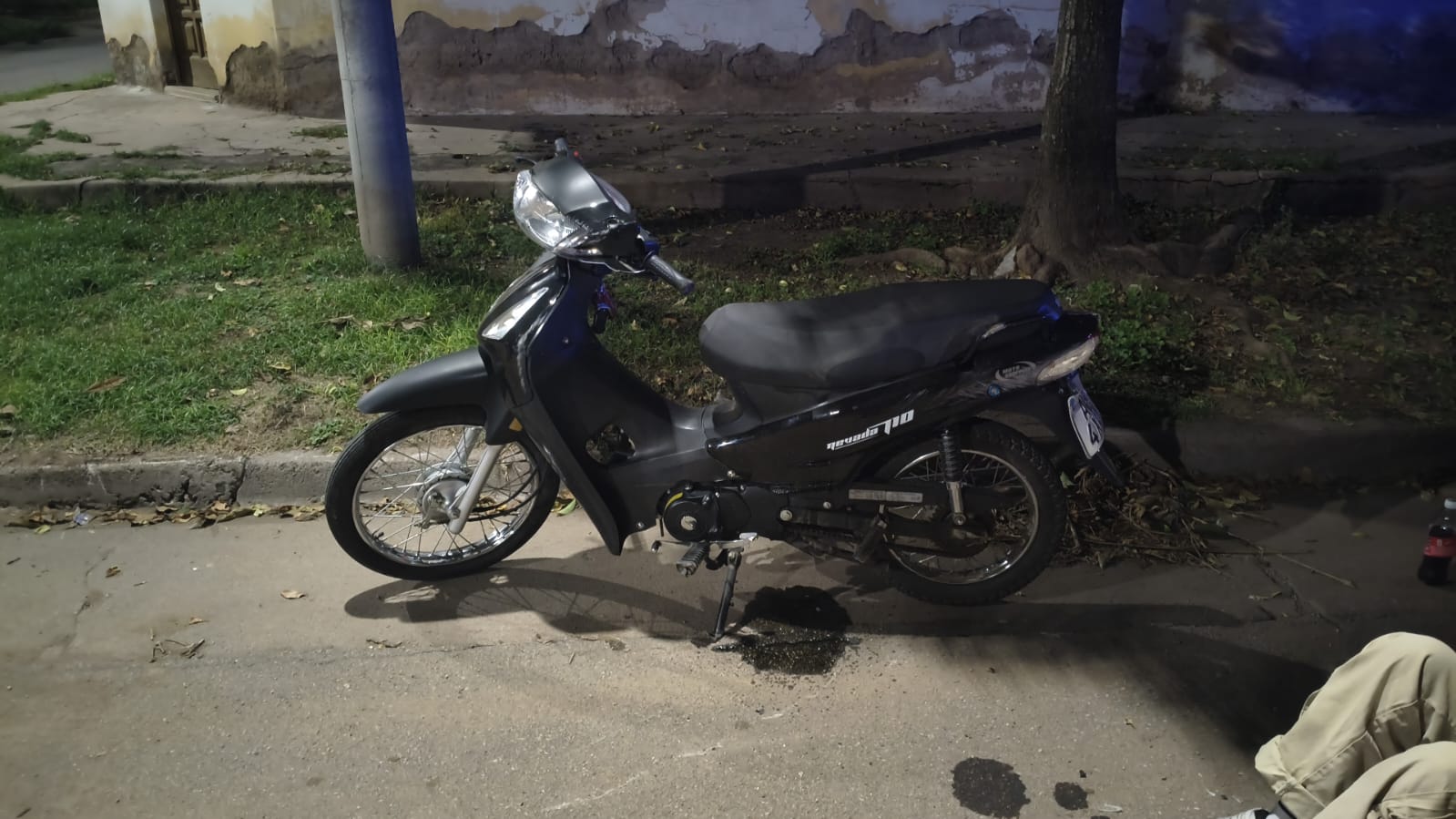 UNA MOTOCICLISTA HERIDA EN UN ACCIDENTE EN JESÚS MARÍA