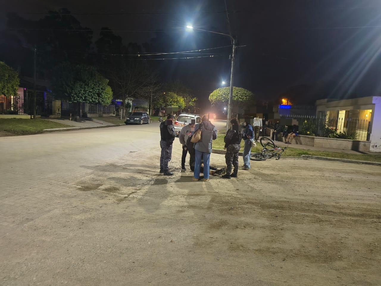 UNA MUJER HERIDA EN UN ACCIDENTE EN COLONIA CAROYA