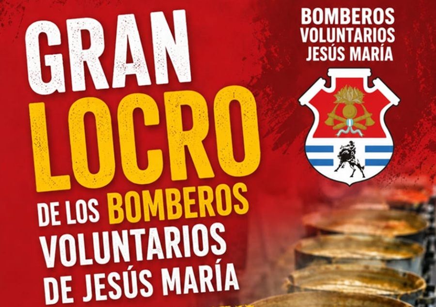LOS BOMBEROS VOLUNTARIOS DE JESÚS MARÍA LANZAN SU GRAN LOCRO ANUAL PARA EQUIPAR A NUEVOS ASPIRANTES