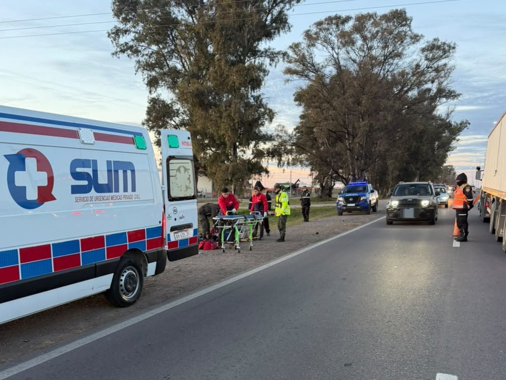 UN MOTOCICLISTA HERIDO EN UN ACCIDENTE EN SINSACATE