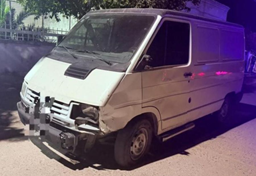 CHOQUE DE MADRUGADA EN CRUZ DEL EJE: UN MOTOCICLISTA HERIDO