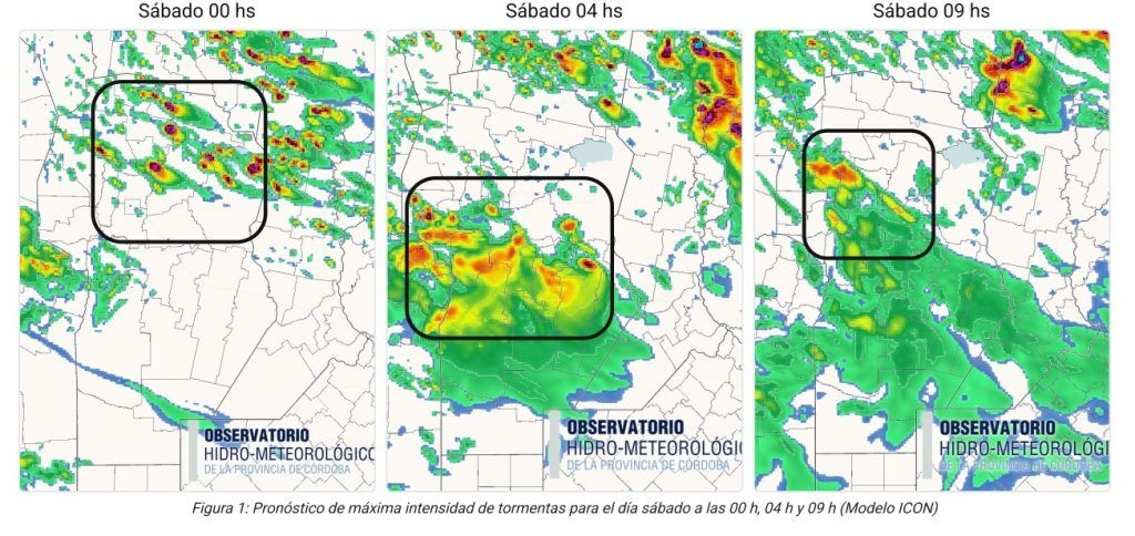 PREVÉN TORMENTAS FUERTES, CON OCASIONAL ACTIVIDAD SEVERA EN DISTINTOS SECTORES DE LA PROVINCIA